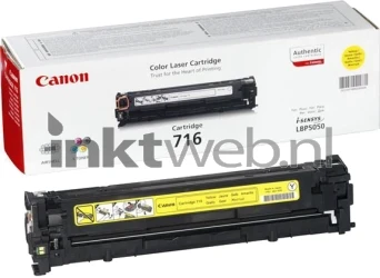 Canon 716 geel Combined box and product