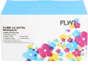 FLWR Brother LC-427XL Multipack zwart en kleur