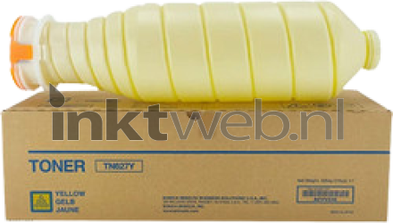 Konica Minolta TN-627Y geel Front box