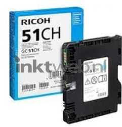 Ricoh GC-51CH cyaan Combined box and product