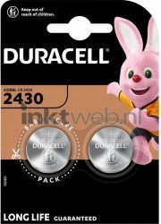 Duracell lithium CR2430 3V (2 stuks) Front box