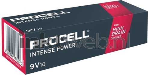 Procell Intense 9V batterijen 10-pack Front box