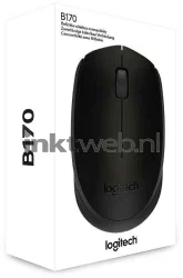 Logitech B170 Wireless USB Muis Zwart Front box