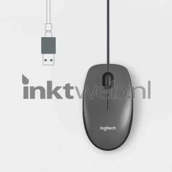 Logitech Muis M100 USB antraciet Product only