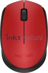 Logitech Muis M171 Wireless rood Product only