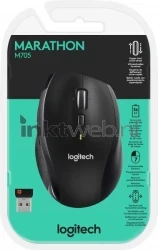 Logitech Muis M705 Marathon Wireless Unifying grijs Front box