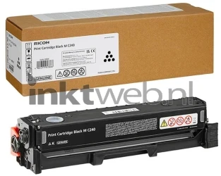 Ricoh M C240 toner zwart Combined box and product