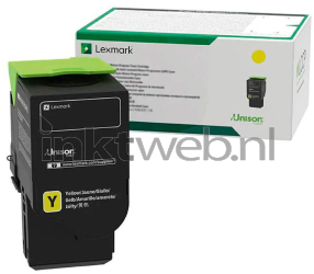 Lexmark 75M2HY0 geel Combined box and product