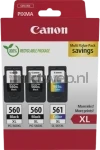 Canon PG-560XL 2x/CL-561XL Multipack zwart en kleur