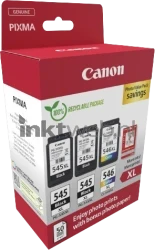 Canon PG-545XLx2/CL-546XL Multipack fotopapier zwart en kleur Diverse