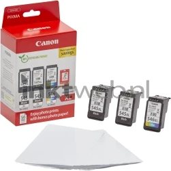 Canon PG-545XLx2/CL-546XL Photo Value Pack zwart en kleur Combined box and product