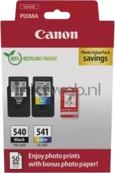 Canon PG-540/CL-541 multipack + Fotopapier Front box