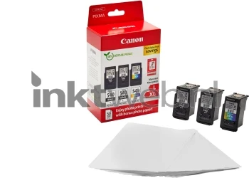 Canon PG-540Lx2/CL-541XL Photo Value Pack zwart en kleur Combined box and product
