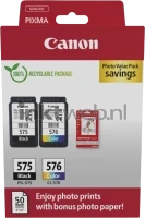 Canon PG-575/CL-576 Photo Value Pack (Transport schade) zwart en kleur