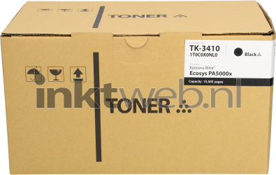Huismerk Kyocera Mita TK-3410 zwart Front box