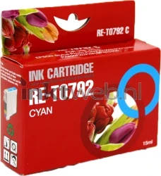 Huismerk Epson T0792 cyaan Front box