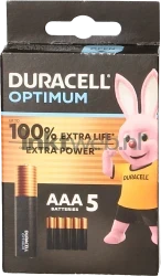 Duracell Optimum AAA 5-pack Front box