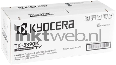 Kyocera Mita TK-5390K zwart Front box
