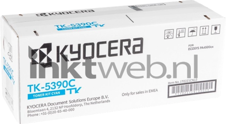Kyocera Mita TK-5390C cyaan Front box
