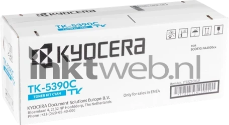 Kyocera Mita TK-5390C cyaan Front box