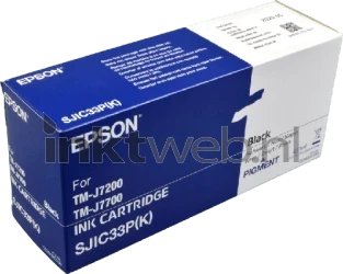 Epson SJIC33P(K) zwart Front box