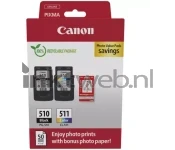Canon PG-510 / CL-511 Multipack zwart en kleur