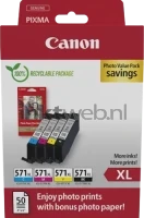 Canon CLI-571XL Photo Value Pack (Transport schade) zwart en kleur