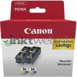 Canon CLI-36 twinpack kleur Front box