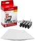 Canon CLI-581 4-pack met fotopapier zwart en kleur