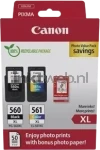 Canon PG-560XL / CL-561XL Multipack met fotopapier zwart en kleur