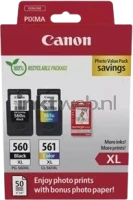Canon PG-560XL / CL-561XL Photo Value Pack (Transport schade) zwart en kleur