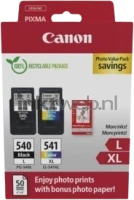 Canon PG-540L/CL-541XL Photo Value Pack (Transport schade) zwart en kleur