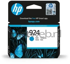 HP 924 cyaan Front box
