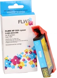 FLWR HP 924e cyaan Combined box and product
