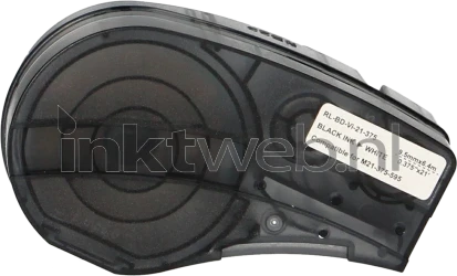 Huismerk Brady  M21-375-595-WT zwart op wit breedte 9.5 mm Product only