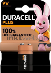 Duracell 9V Plus Power 100% Front box