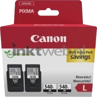 Canon PG-540L Twinpack (Opruiming 2 x 1-pack los) zwart