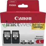Canon PG-540L Twinpack zwart