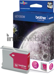 Brother LC-1000M magenta Combined box and product