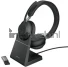 Jabra Evolve2 65 Stereo MS + Laadstation + Link 380 USB-A