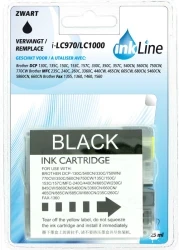 Huismerk Brother LC970bk/LC1000bk zwart 