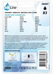 Huismerk Brother LC970bk/LC1000bk zwart 