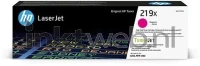 HP 219X (Sticker resten) magenta