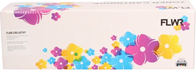 FLWR Canon 067 H geel Front box