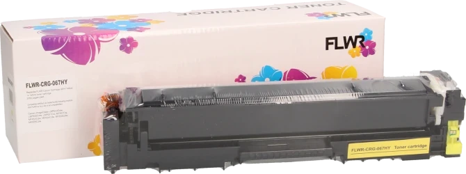 FLWR Canon 067 H geel Combined box and product