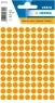 Herma 1844 Stickers rond 8mm fluor (540stuks) oranje oranje