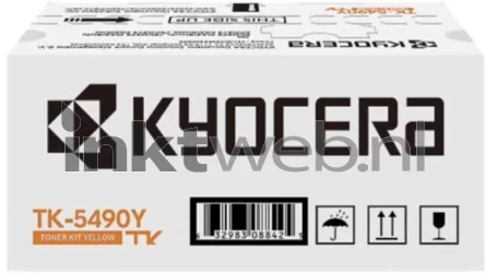 Kyocera Mita TK-5490Y geel Front box
