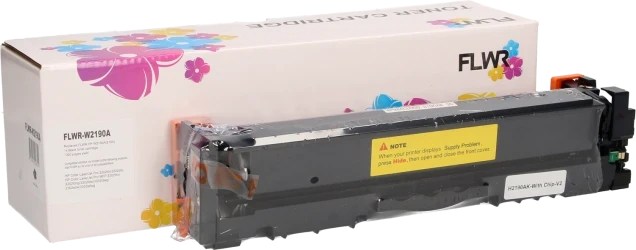 FLWR HP 219A zwart Combined box and product