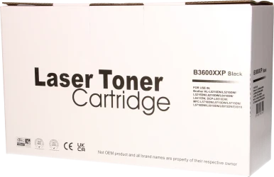 Huismerk Brother TN-3600XXL zwart Front box