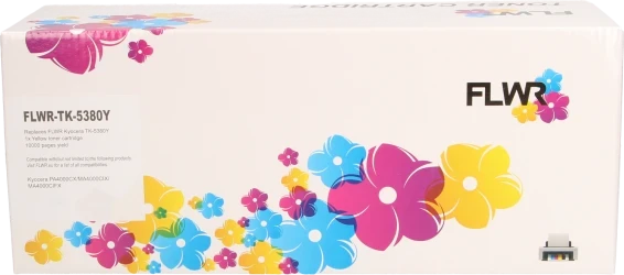 FLWR Kyocera Mita TK-5380 geel Front box
